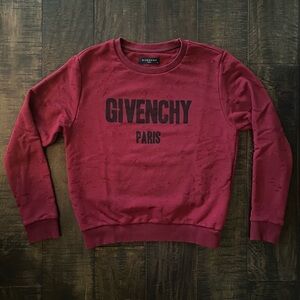 Givenchy distressed sweatshirt